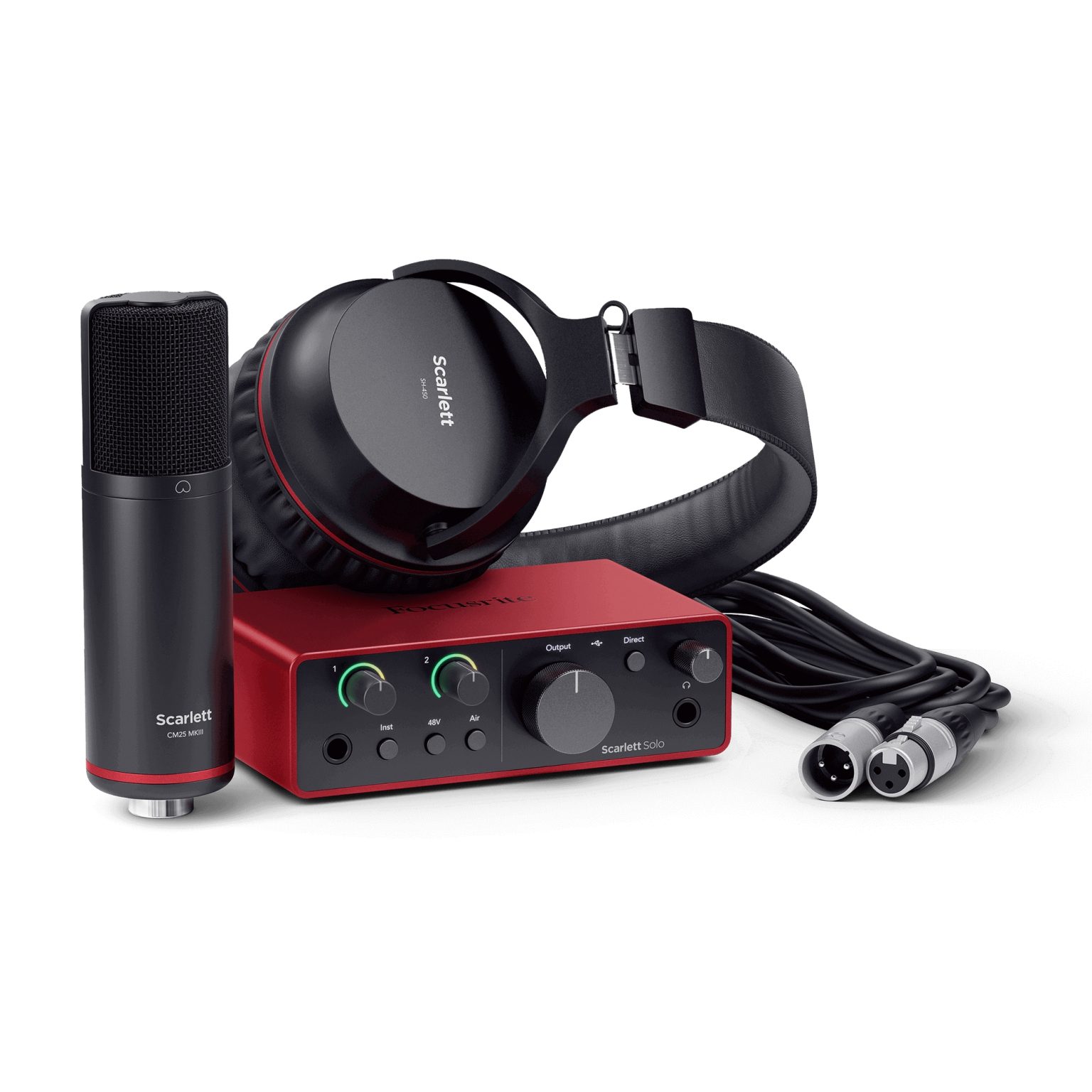 Focusrite Scarlett Solo Studio Gen 4 Kayıt Paketi