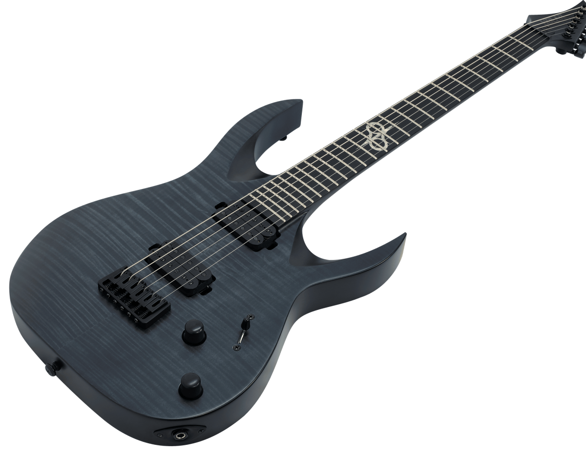 SOLAR A2.6FB Baritone – Flame Black Burst Matte