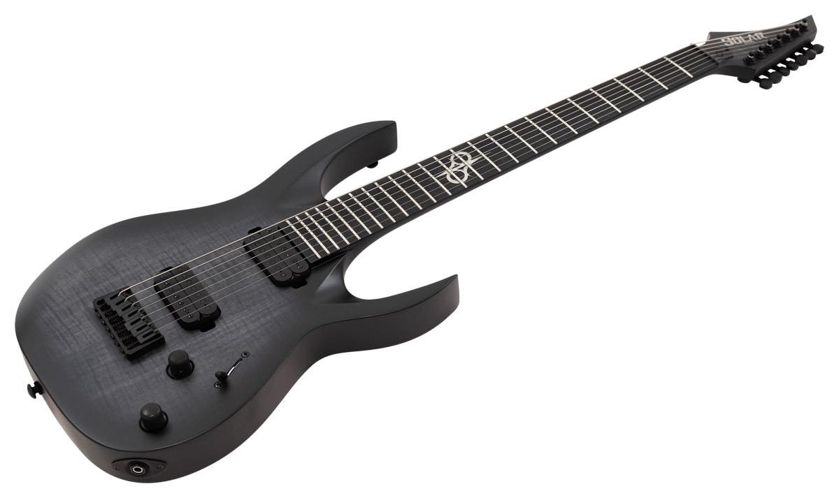 SOLAR A2.7FBB+ – Flame Black Burst Matte