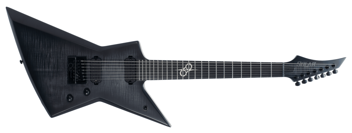 SOLAR E1.7FBB – Flame Black Burst Matte