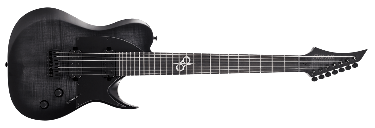 SOLAR T2.7FBB – Flame Black Burst Matte