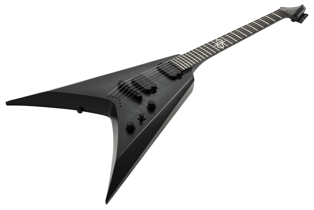 SOLAR V2.6FBB Baritone – Flame Black Burst Matte