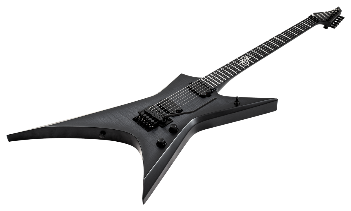 SOLAR X1.6FRFBB Baritone+ -Flame Black Burst Matte-